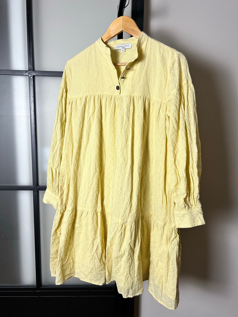 Pamela Love x RTR Yellow Eyelet Dress Size Small